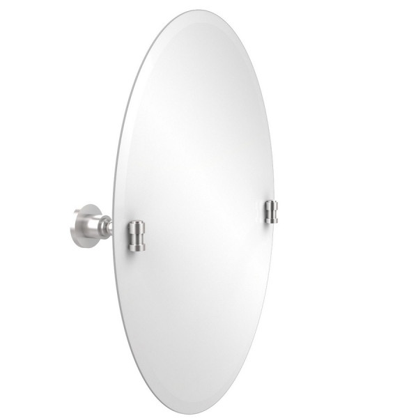 Allied Brass WS-91 21 Inch x 29 Inch Oval Tilt Mirror with Beveled Edge