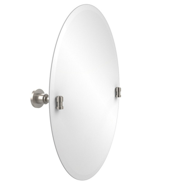 Allied Brass WS-91 21 Inch x 29 Inch Oval Tilt Mirror with Beveled Edge