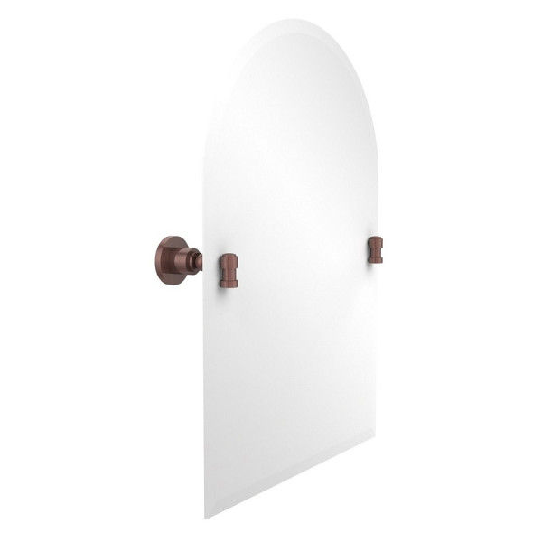 Allied Brass WS-94 21" x 29" Arched Top Tilt Mirror with Beveled Edge