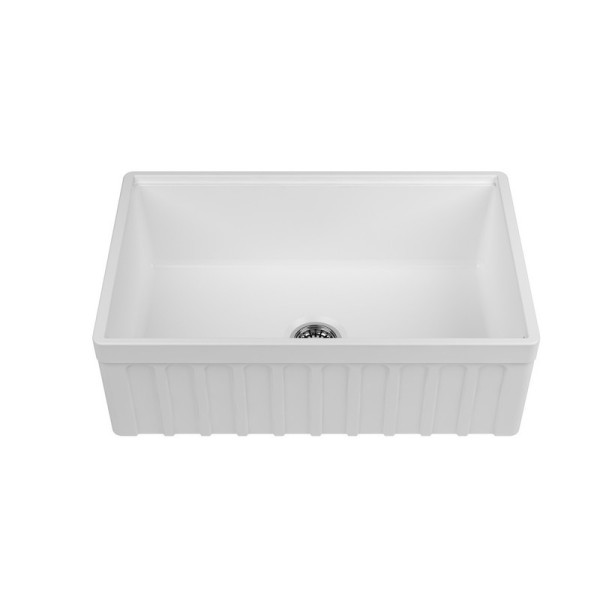 Empire YO30G Yorkshire 30" Kitchen Sink w/ Cutting-Board Grid & Strainer