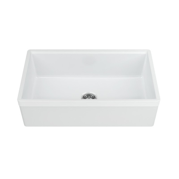 Empire YO33SG Yorkshire 33" Kitchen Sink w/ Cutting-Board Grid & Strainer