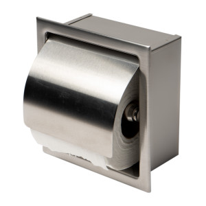 ALFI brand ABTP77 Recessed Toilet Paper Holder with Cover